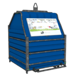 conteneur dechets industriels 5m3 bleu